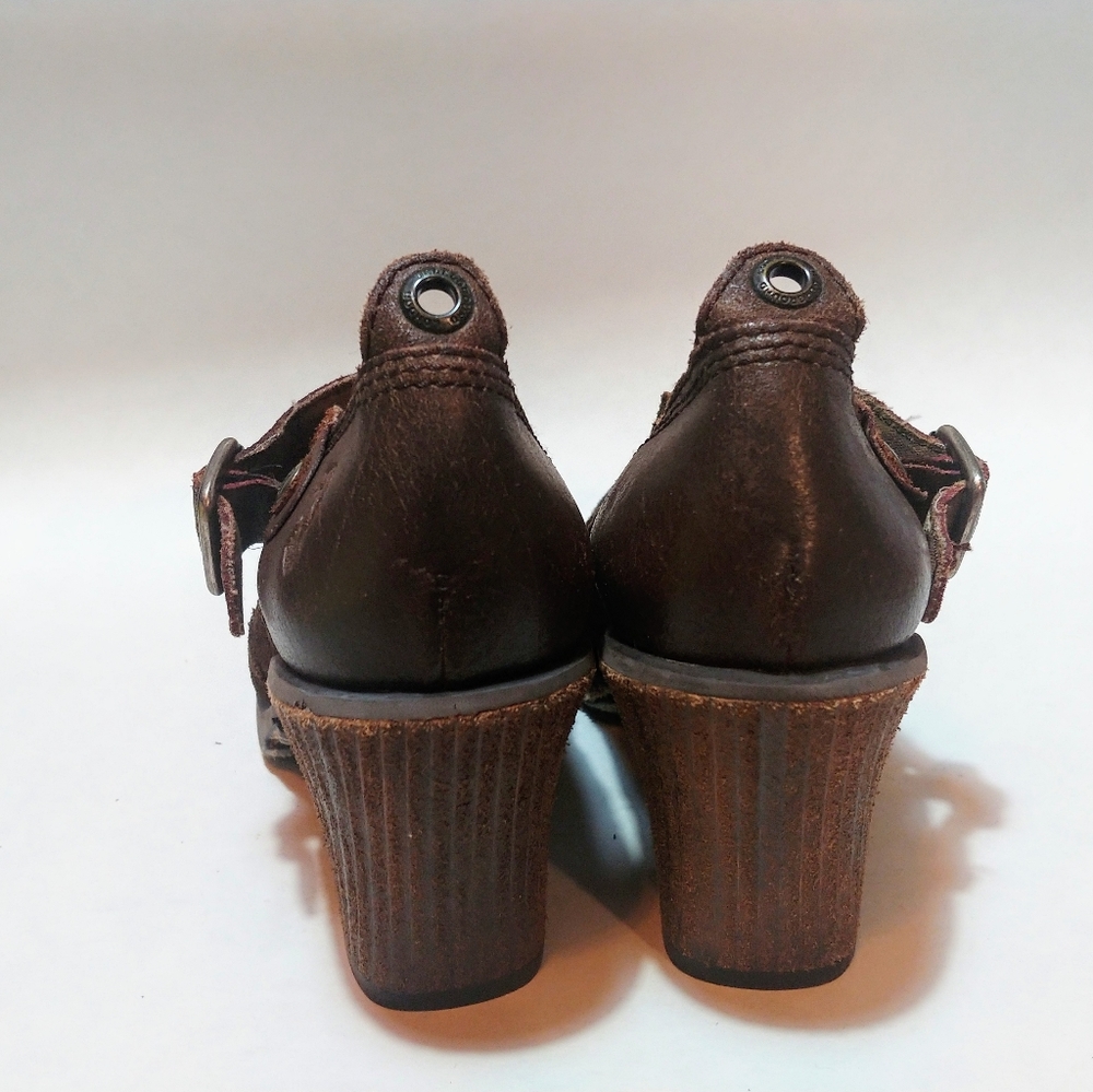 London Underground new leather Mary Jane shoes - Picture 5 of 6